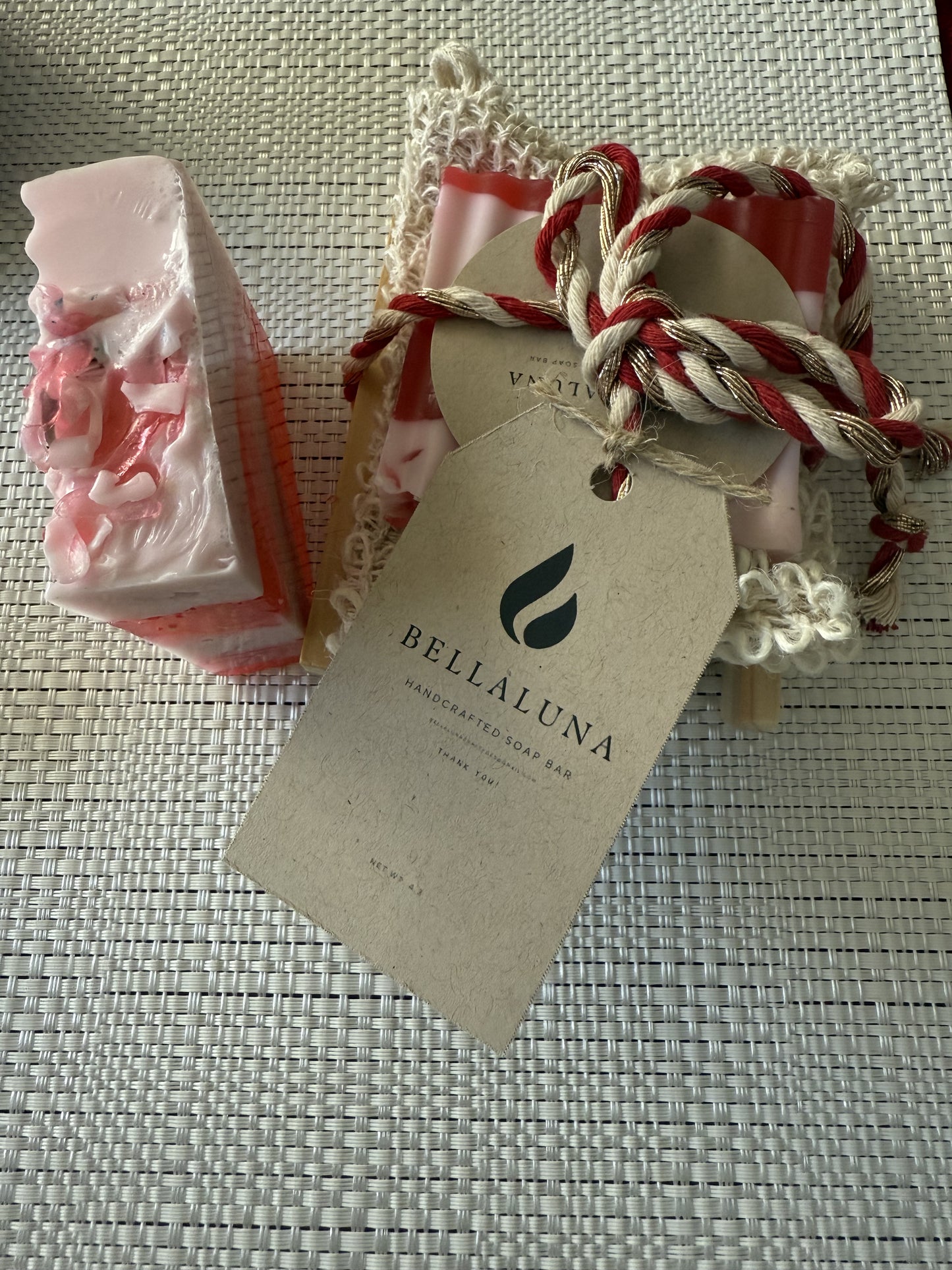 Peppermint and Candy Swirl confetti Goat Milk Soap