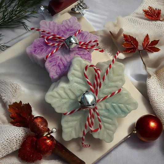 Snowflake Candy Cane Soap