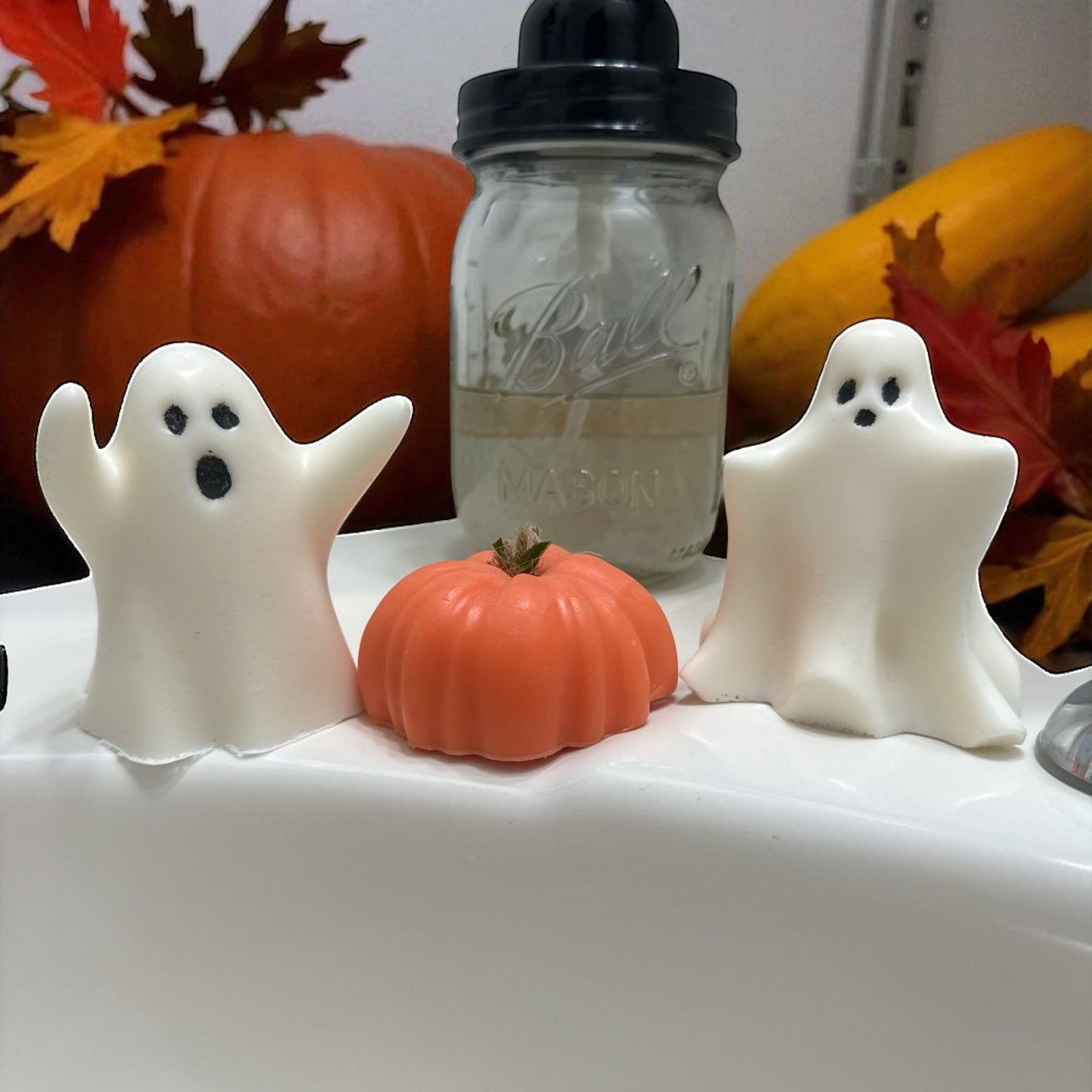 👻Halloween Ghost and Pumpkin Soap Set🎃