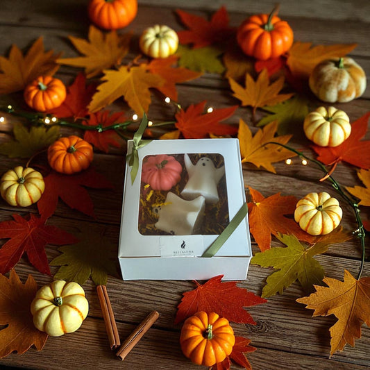 π»Halloween Ghost and Pumpkin Soap Setπ