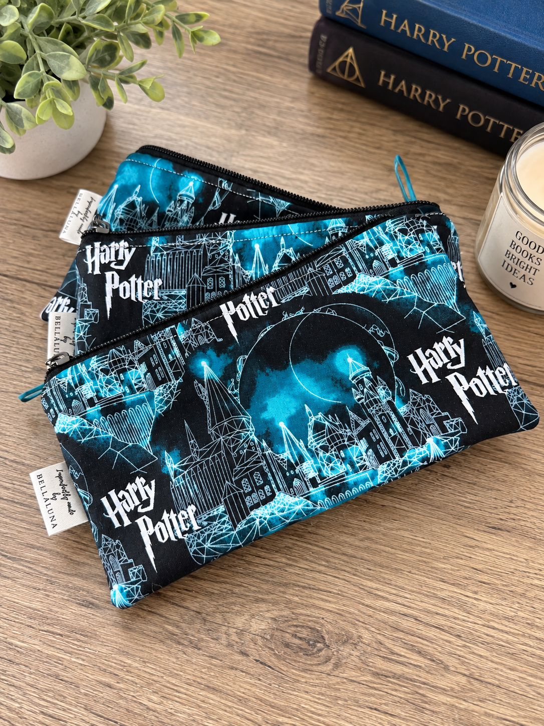 ✨ Inspired Handmade Harry Potter Zipper Pouches ✨