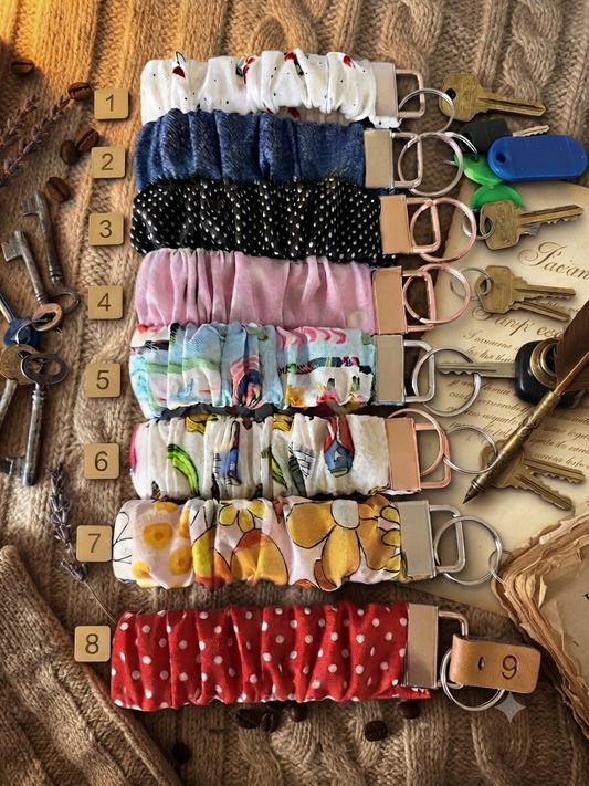 Scrunchie Wristlet Keychain