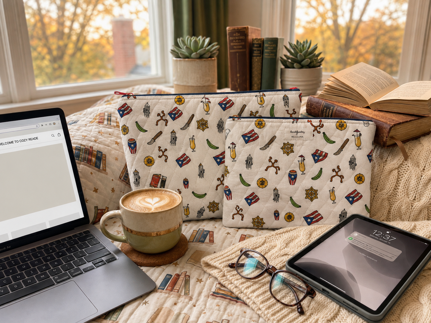 Soy Boricua II Laptop Sleeves