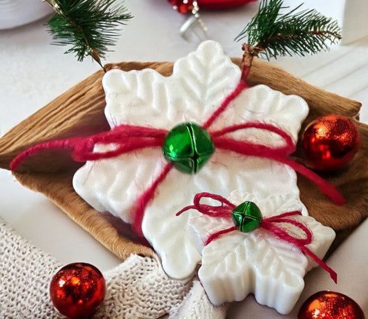 Snowflake Candy Cane Soap
